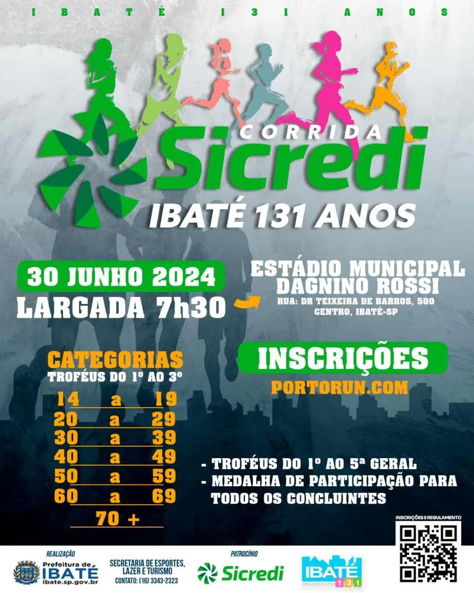 Corrida Ibaté 131 Anos