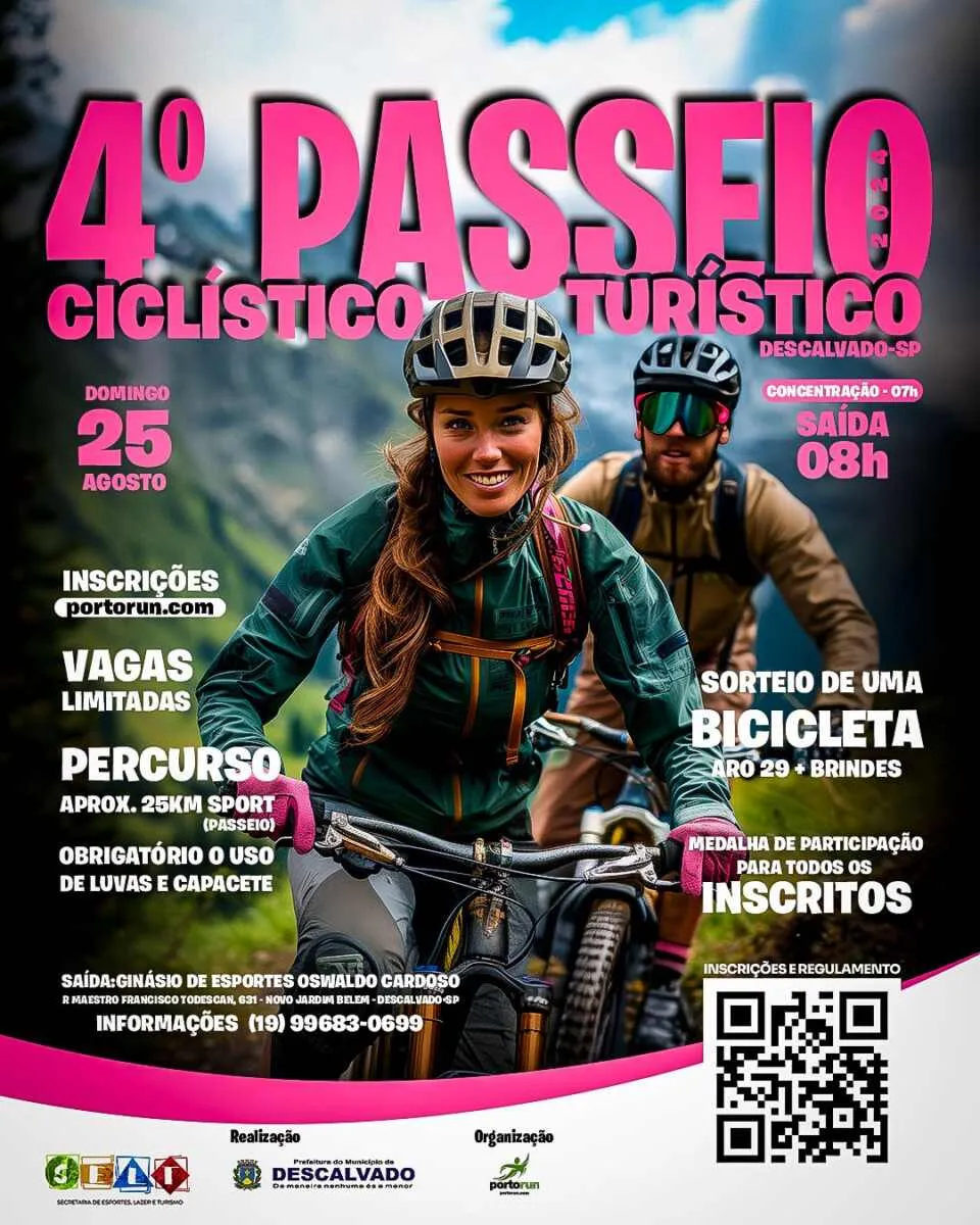 4º Passeio Ciclístico Turístico Descalvado